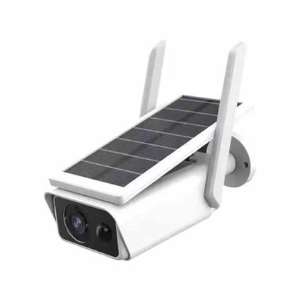 Imagem de Câmera IP Externa Movida a Energia Solar, 4MP, 2K, Bateria Sem Fio, Câmera De Vigilância Por Vídeo,