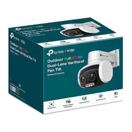 Imagem de Câmera Ip Externa Tp-link Pan Tilt Vigi C540V PoE, Full Colorida, 4MP, Lente Dupla Varifocal, IP66, Branca