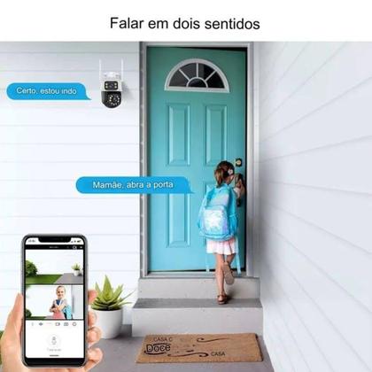 Imagem de Camera IP Externa Wifi Dupla 2 Em 1 Visão Noturna Yoosee SC-B20