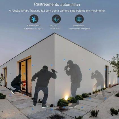 Imagem de Camera IP Externa Wifi Dupla 2 Em 1 Visão Noturna Yoosee SC-B20