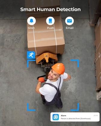 Imagem de Câmera IP Fisheye REOLINK FE-P 6MP - Visão 360° - Branca