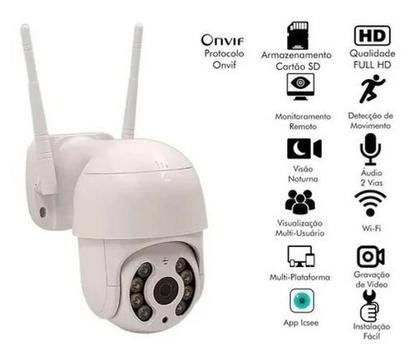 Imagem de Câmera Ip Icsee Prova D'Água Infravermelho Externa Wifi Hd 3