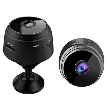Imagem de Câmera Ip Mini Espiã Compacta Discreta Full HD Inteligente Sem Fio 1080P Wifi A9 Grava Audio