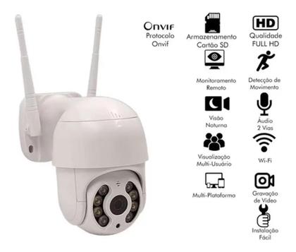 Imagem de Câmera Ip Prova D'água Infravermelho Externa Wifi Hd 3