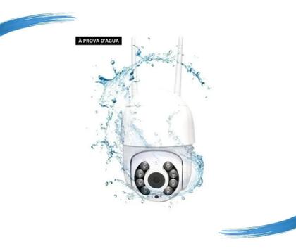 Imagem de Câmera Ip Prova D'água Infravermelho Externa Wifi Hd 3