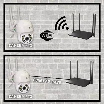 Imagem de Câmera Ip Prova Dágua Infravermelho Externa Wifi Hd Nf A8-01