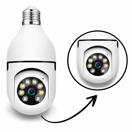 Imagem de Camera Ip Segurança Lampada Yoosee Panoramica Espia Sensor