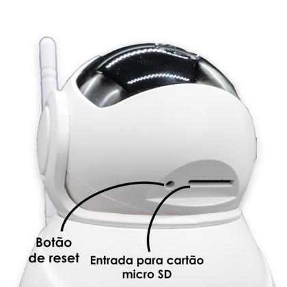 Imagem de Camera Ip Segurança Robô Panoramica Espia Wifi Sensor Movimento PTZ - Pré Vendida