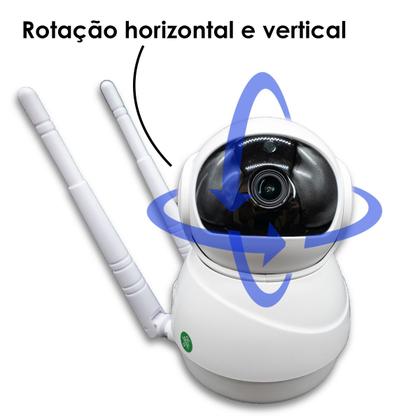 Imagem de Camera Ip Segurança Robô Panoramica Espia Wifi Sensor Movimento PTZ - Pré Vendida