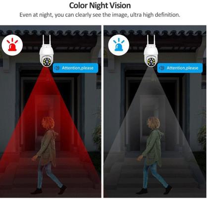 Imagem de Câmera Ip Speed Dome Zoom 4x Ptz Wifi Prova De Água Externas