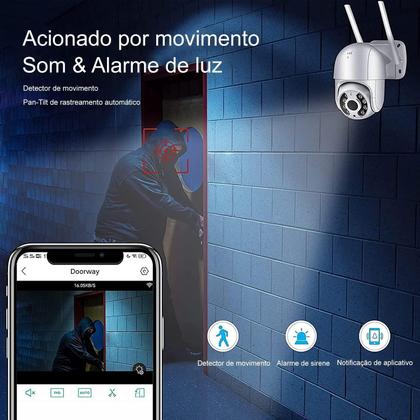 Imagem de Câmera IP Wifi A8 À Prova D'água Infravermelho Full HD ICSEE