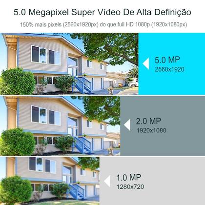 Imagem de Camera Ip Wifi Externa A prova dagua App Camhi Ptz Giratoria Zoom 10x Onvif P2P Nuvem e Cartão MIcro Sd ir cut