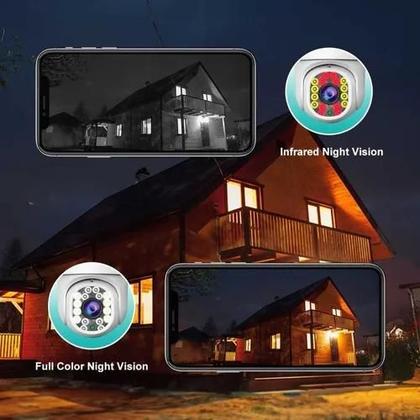 Imagem de Câmera Ip Wifi Externa Com Visão Noturna Colorida Zoom Hd