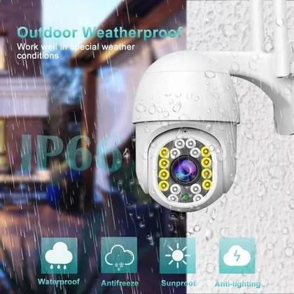 Imagem de Câmera Ip Wifi Externa Com Visão Noturna Colorida Zoom Hd