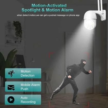 Imagem de Câmera Ip Wifi Externa Com Visão Noturna Colorida Zoom Hd