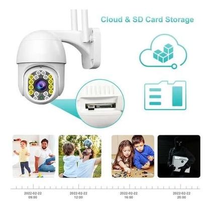 Imagem de Câmera Ip Wifi Externa Com Visão Noturna Colorida Zoom Hd