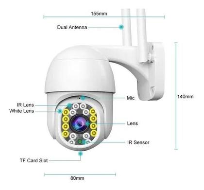 Imagem de Câmera Ip Wifi Externa Com Visão Noturna Colorida Zoom Hd