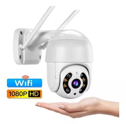 Imagem de Câmera Ip Wifi Prova Dágua Icsee Com Cartão De Memória 64gb