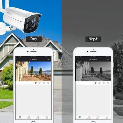 Imagem de Camera Ip Wireless Externa Prova Dágua Internet Noite Dia