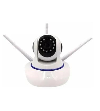 Imagem de Câmera Ip Wireless Sem Fio Wifi Hd 3 Antenas Sensor Noturna NF