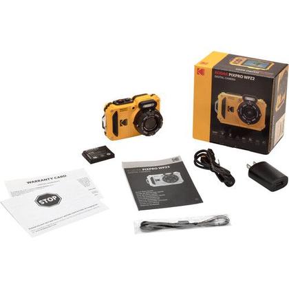 Câmera kodak pixpro wpz2 waterproof amarela - Câmera Compacta