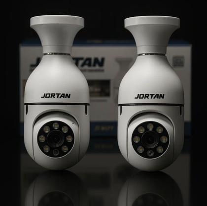 Imagem de Camera Lampada Espia kit 2 unidades Wifi 360 Graus Yoosee Full HD Noturna