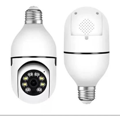Imagem de Camera Lâmpada Espia Wifi Ip Segurança Panoramica Giratoria