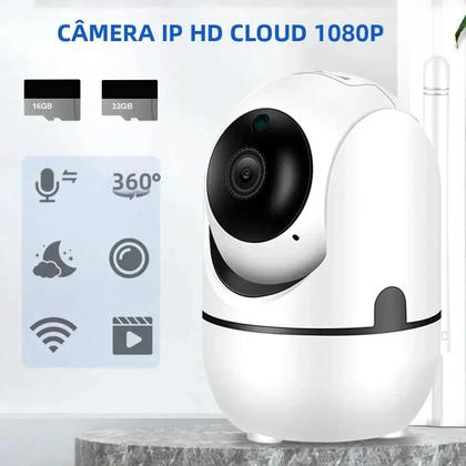 Imagem de Câmera Mini IP Wifi 1080P HD Com Visão Noturna Inteligente Monitor De Bebê Com Rastreamento