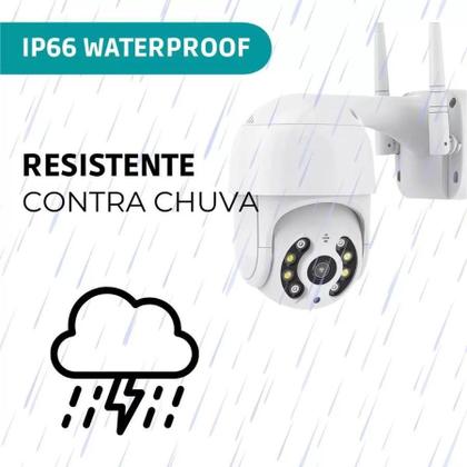 Imagem de Câmera Monitoramento Externa Ip Wifi À Prova D'Água Hd,