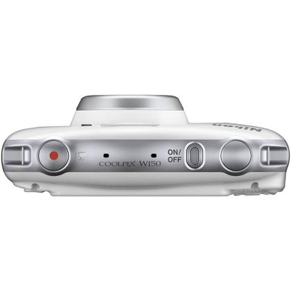 Câmera Nikon À Prova D'água Wifi Coolpix W150 Branca - Câmera Semi