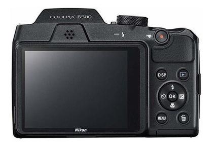 Câmera nikon coolpix b500 preta - Câmera Semi e Profissional