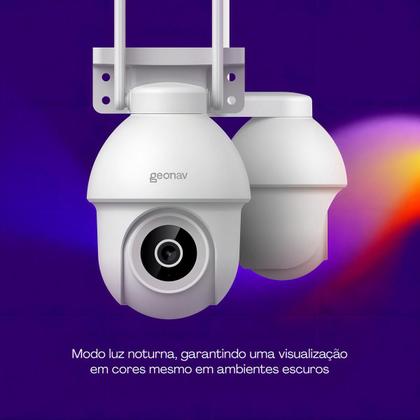 Imagem de Camera PTZ 3K Wi-Fi Geonav Compatível Alexa e Google Geonav