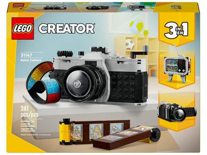Imagem de Câmera Retrô Creator 3 Em 1 - Lego 31147