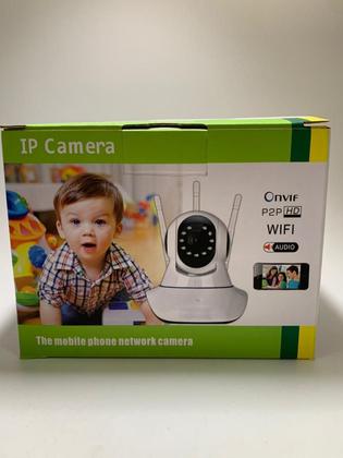 Imagem de Camera Robo 3 Antenas Ip Wifi 360º App V380 Pro