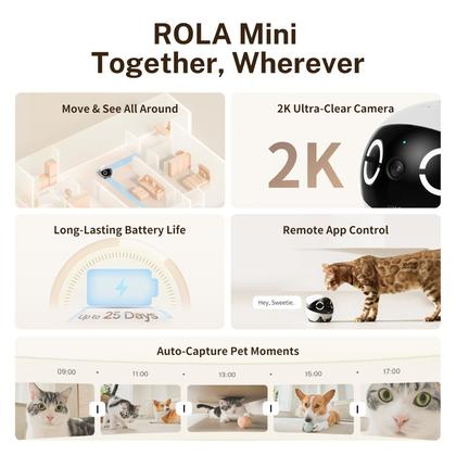 Imagem de Câmera Robot Enabot EBO ROLA Mini 2K com 25 dias de duração da bateria