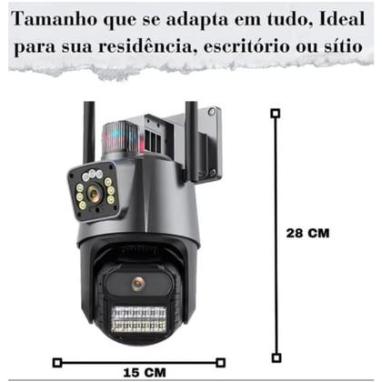 Imagem de Câmera Segurança APUAICA P11-QQ6 4K UHD 6MP Wi-Fi
