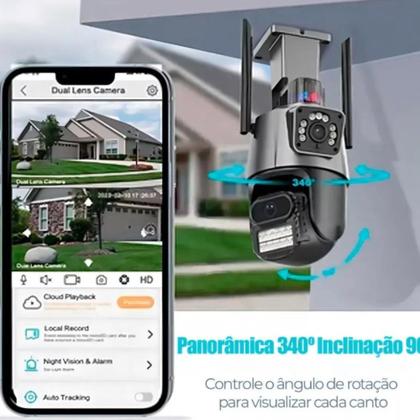 Imagem de Câmera Segurança APUAICA P11-QQ6 4K UHD 6MP Wi-Fi