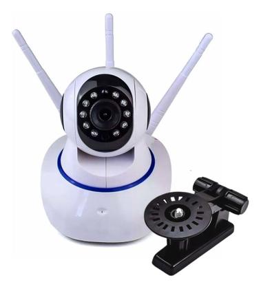 Imagem de Câmera Segurança Babá Eletrônica Smart Ip Com 3 Antenas KAP-S069 - NoBrand