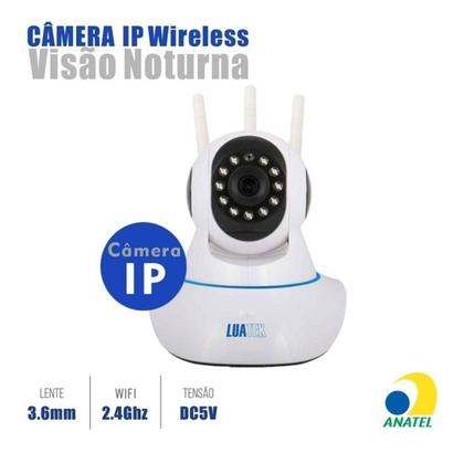 Imagem de Câmera Segurança Babá Eletrônica Wifi Ip Visão Noturna