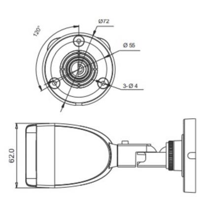 Imagem de Câmera Segurança Bullet Analógica Weg Wcam 2mp 2,8mm FullHD