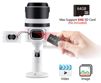 Imagem de Camera Segurança Externa Ip Wifi Ipega Hd 1080p Visão Noturna Colorido Alarme Sensor