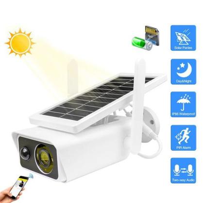 Imagem de Camera Segurança Ip Full Hd Wifi Solar Externa Icsee