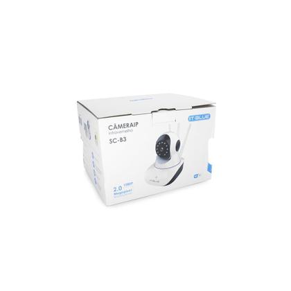 Imagem de Camera seguranca ip wifi rj45 rede hd 1080p mic sd sc-b3 visao noturna