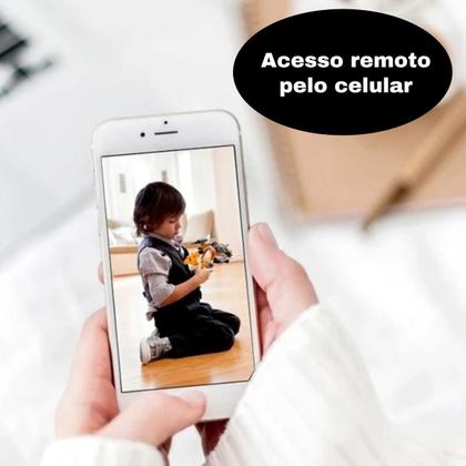 Imagem de Câmera Segurança Lâmpada Espiã Wi-Fi Visão Noturna E27 - App Icsee