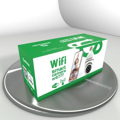 Imagem de Camera Segurança Panoramica Lampada Wifi Espia C/rastreio Orbitronic