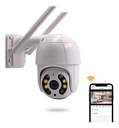 Imagem de Camera Segurança Smart Ip Wifi Icsee Mini Dome Full Hd A8