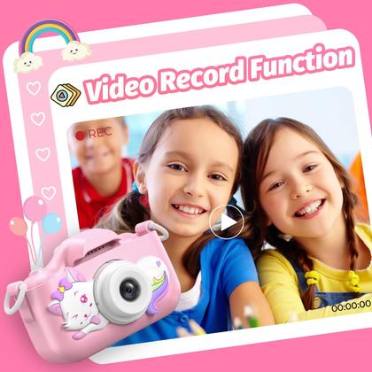 Imagem de Câmera selfie infantil Goopow Digital Video 32GB Cartão SD 3-9Y