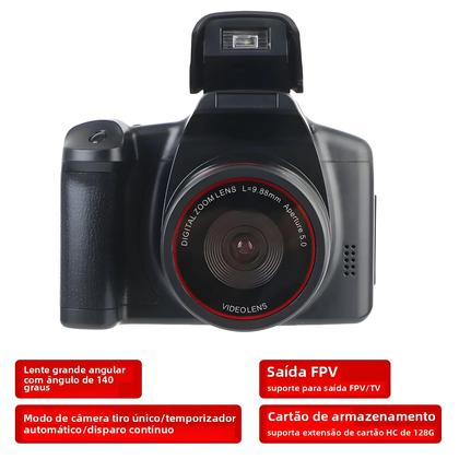 Imagem de Câmera SLR Portátil 1080P HD 16.0 Megapixels 2.4" LCD Zoom Digital USB 2.0 140 graus Ângulo Largado