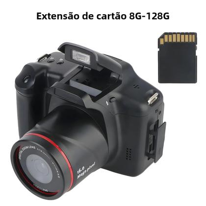 Imagem de Câmera SLR Portátil 1080P HD 16.0 Megapixels 2.4" LCD Zoom Digital USB 2.0 140 graus Ângulo Largado