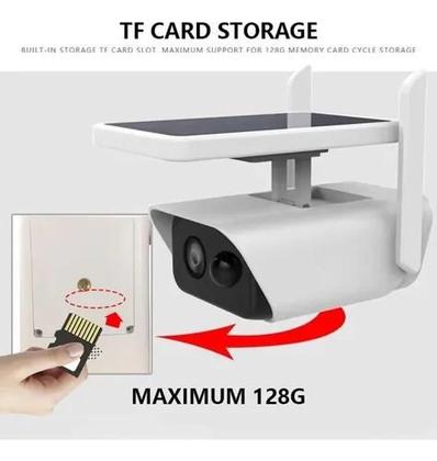 Imagem de Camera Solar Sem Fio Vigilancia Wifi Icsee 1080p